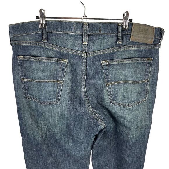 Lee Straight Jeans 36x30 Men’s Dark Wash Pre-Owned [#2725] - Picture 6 of 6
